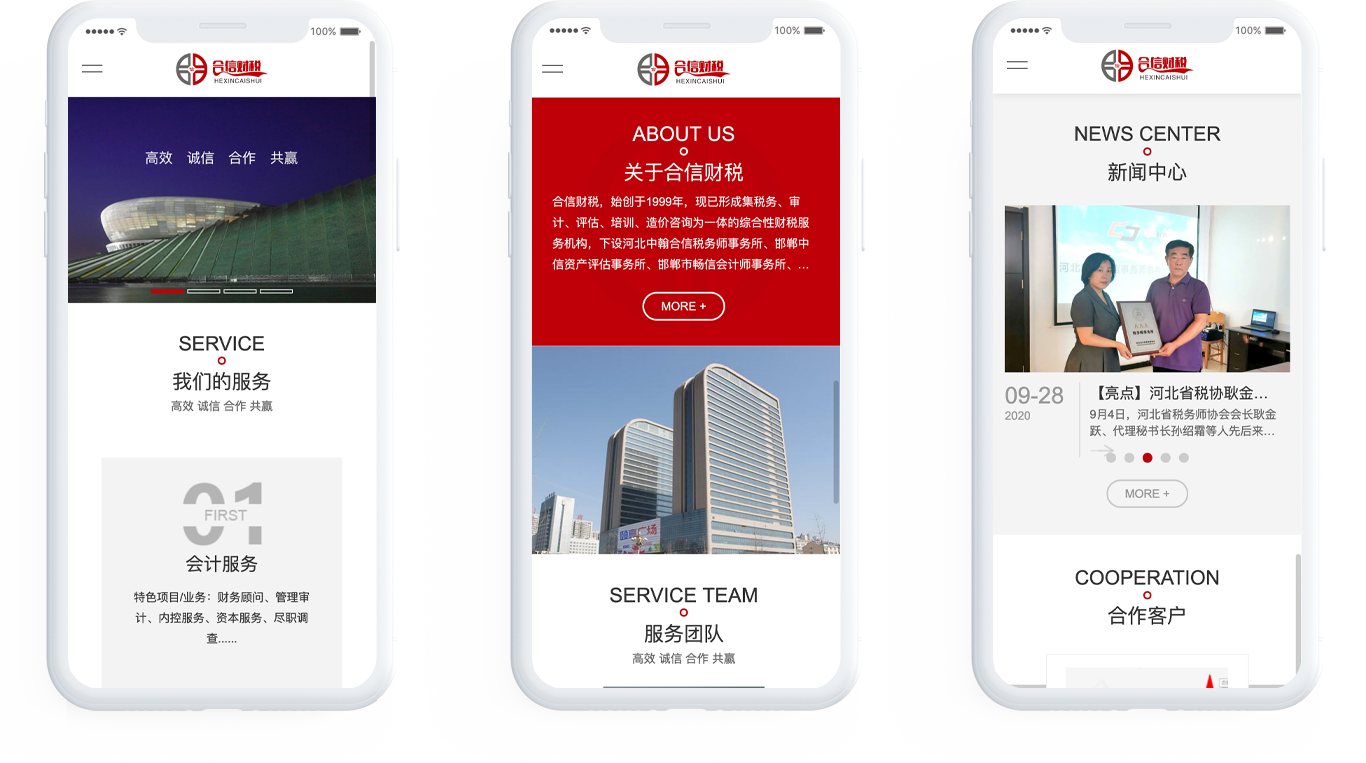 中翰合信稅務(wù)網(wǎng)站制作